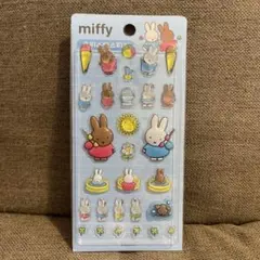 韓国限定 miffy ミッフィ ボンボンドロップシール 新品未開封 水色 1点