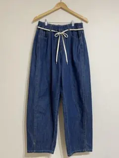＊美品＊デニムワイドパンツ　Ｌ
