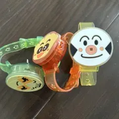 アンパンマン 腕時計風おもちゃ 3個セット