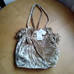 新品　アーバンリサーチ　センスオブ　トートバッグ　レディースベルベットショルダー