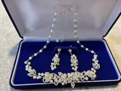 ブライダルアクセサリーセット ネックレス イヤリング