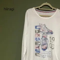 CONVERSE スニーカー プリント Tシャツ M 古着T