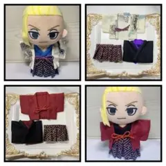 【オーダー受付中】ぬい服　10cm ぬいぐるみ　着物　袴　正月