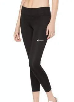 M 新品 NIKE ファスト ランニング タイツ クロップ 黒 レギンス 陸上のサムネイル