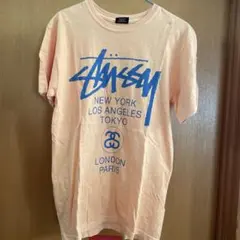 Stüssy オレンジTシャツ Sサイズ