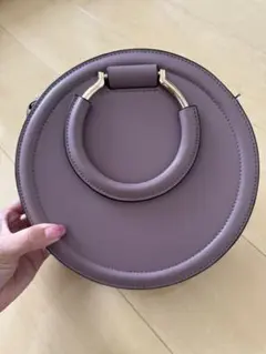 ラウンドバッグ　ハンドバッグ　ミニバッグ