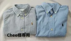 ラルフローレン　長袖シャツ　ブルー　90 　2枚セット　入園卒園　保育園　男児