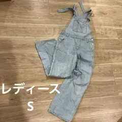COLZA デニムサロペット ライトブルー Sサイズのサムネイル