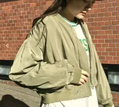 クロップド丈MA-1 INGNI