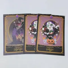 玉壺　半天狗　ハロウィン2023　ポストカード　カフェ　刀鍛冶の里　鬼滅の刃