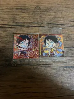 ワンピース　シール　ウエハース　log 2 ルフィ　エース　セット