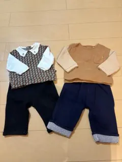 モイモルン　セットアップ　80cm 秋冬服のサムネイル