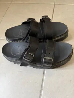 Dr. Martens ダブルストラップ サンダル ブラック - メルカリ