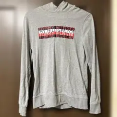 TOMMY HILFIGER グレー パーカー S/P