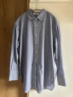 【ユニクロ・Mサイズ】ストライプ長袖シャツ