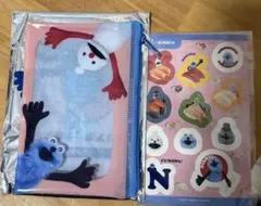 スシロー パペットスンスン ポーチ&ステッカー