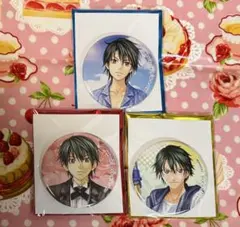 新テニスの王子様 学プリ ドキサバ 記念展 缶バッジ 越前リョーマ 2種