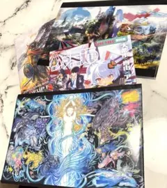 TGS2025天野喜孝 ゲームゲノムクリアファイル　ファミ通　スクエアエニックス