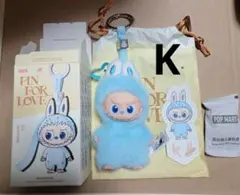 LABUBU PIN FOR LOVE イニシャルラブブ アルファベット K