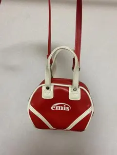 emis ショルダーバッグ レッド