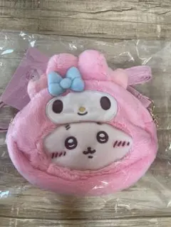 ちいかわサンリオコラボ　古本屋×マイメロ ポシェット