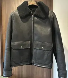 SAINT LAURENT ムートンレザージャケット 630132 YCCR2 - メルカリ