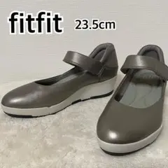 【美品】フィットフィット fitfit ストラップ付きシューズ 23.5cm