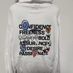 LESSERAFIM FEARNADA フーディー パーカー ホワイト Lサイズ ルセラフィム FEARNADA フーディ Hoodie パーカー - メルカリ