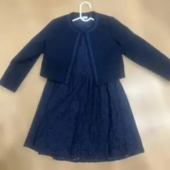【入学式】【卒園式】ネイビー フォーマルドレス 120