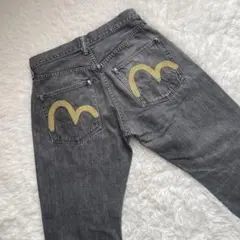 evisu Dowfuck ブラックデニム 32×35 2026年最新】evisu ジーンズ32の人気アイテム - メルカリ