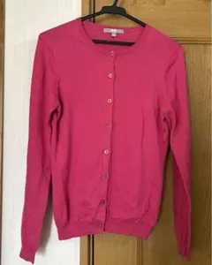UNIQLO Mサイズ ピンク カーディガン 長袖