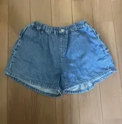130cm欲しいデニムキュロットスカート★女の子