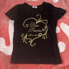 Dear Princess tシャツ ピチt 黒 ラインストーン 平成 y2kのサムネイル