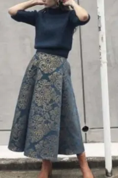 2026年最新】amerivintage DAMASK KNIT JACQUARD SKIRTの人気アイテム