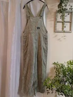 private pause オリーブグリーン コーデュロイ サロペット Lサイズ