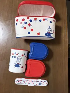 保温弁当箱 560ml ミイ トリコロール ムーミン フォーク付きのサムネイル