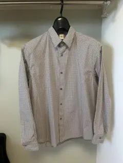 【ovy】Cotton Poplin Pin Check Wide Shirtsのサムネイル