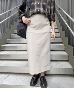 新品未使用タグ付き　Spick & Span ベージュ タイトスカート　LL Spick＆Span（スピック アンド スパン） 「Spick & Span」 スカート 38