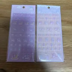 リトルツインスターズのタイルシール２枚セット