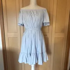 snidel オフショルダー ミニワンピース