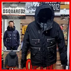 定価18.7万　Dsquared2　ジッパーポケット　フーデットダウンジャケットのサムネイル