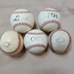 プロ野球、練習ボール