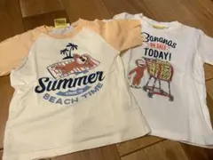 おさるのジョージTシャツ2枚セット110のサムネイル