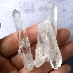 【一名様のみ！大きめ！２個セット】レムリアンシードクリスタル　水晶　ポイント22