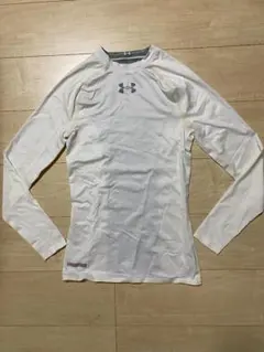 アンダーアーマー　ヒートギア　コンプレッションベンチレーテッド　ホワイト白　MD