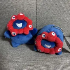 【2つセット】ミャクミャク　ぬいぐるみ もっちり 立　横 EXPO2025