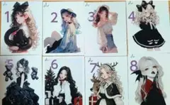 xoxo shop　 ℳ.様 バラ売り各1枚90円 各1枚のみの在庫
