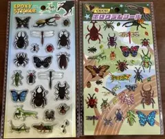 エポキシステッカー 昆虫シール２枚まとめ売り