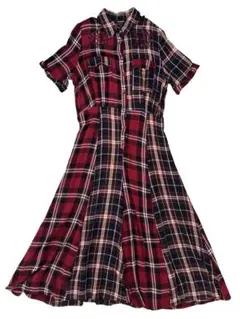 Polo Ralph Lauren チェック柄ワンピース 16 美品】Polo Ralph Lauren チェック柄ワンピース サイズ16 - メルカリ