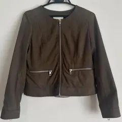 【美品】フリーズマート スウェード ノーカラージャケット ブルゾン